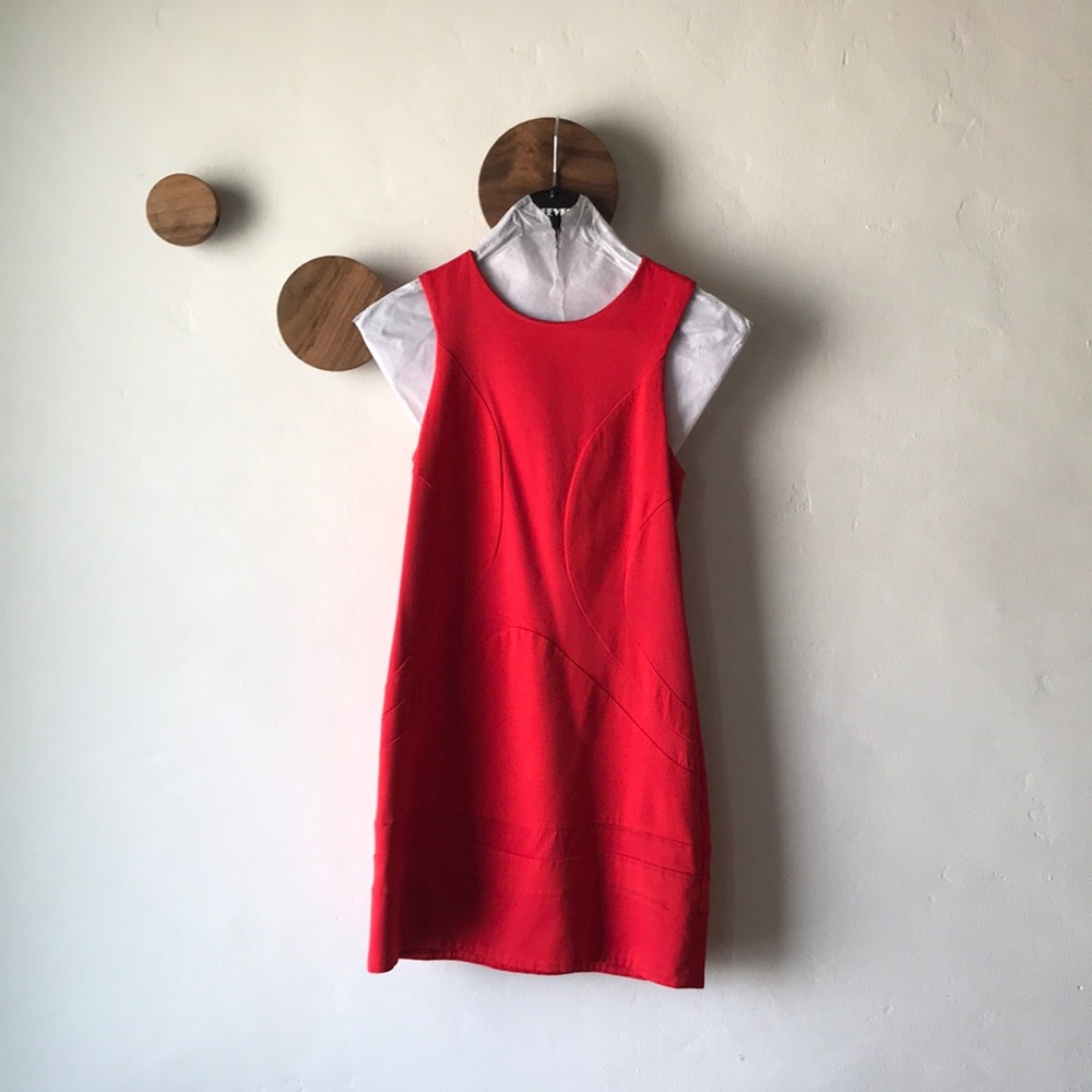 Patrizia Pepe Red Mini Dress (Size: 38)